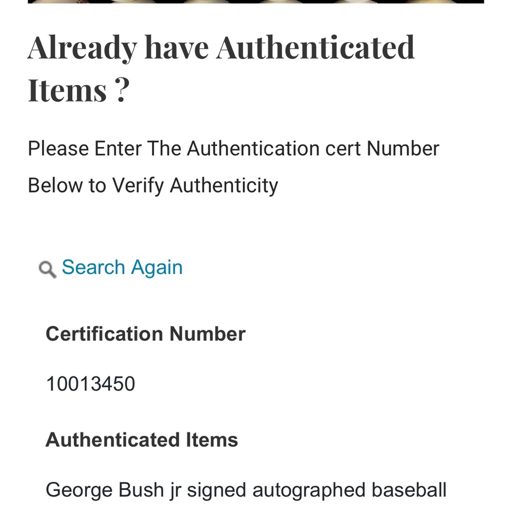 Autographed Baseball - Picture 5 of 5